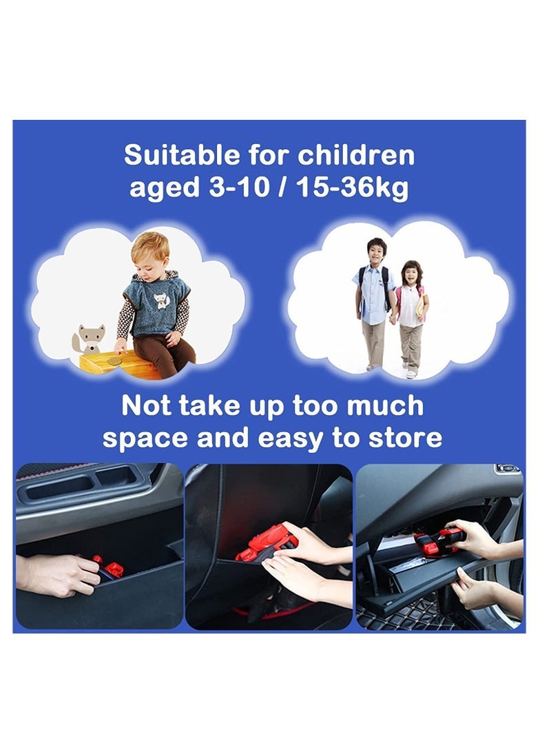 Seat Belt Adjuster for Kids, Seat Belt Clips Adjuster, Car Shoulder Neck Safety Positioner (Blue) - Image 4